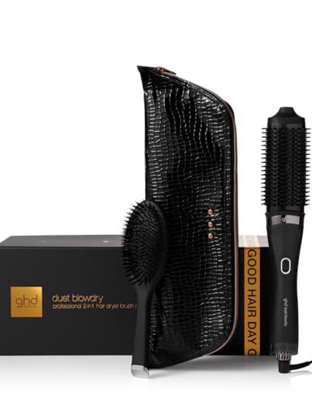 Ghd duet blowdry hair brush gift set , 2-1